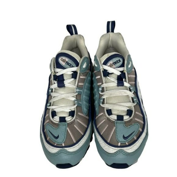 Nike Air Max 98 Premium Ocean Blue CK0832 Running Athletic Shoes Size 8.5 - Picture 9 of 16